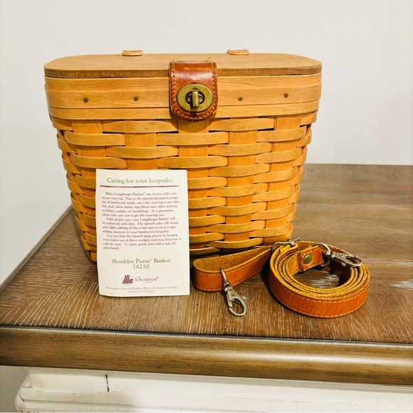 Longaberger Basket Purse|Shoulder Purse Basket 18210|Vintage Longaberger Basket - Picture 3 of 11